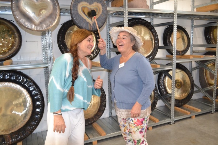 World of Gongs bei Oetken in Fockbek, Tag 2 Gong Sessions