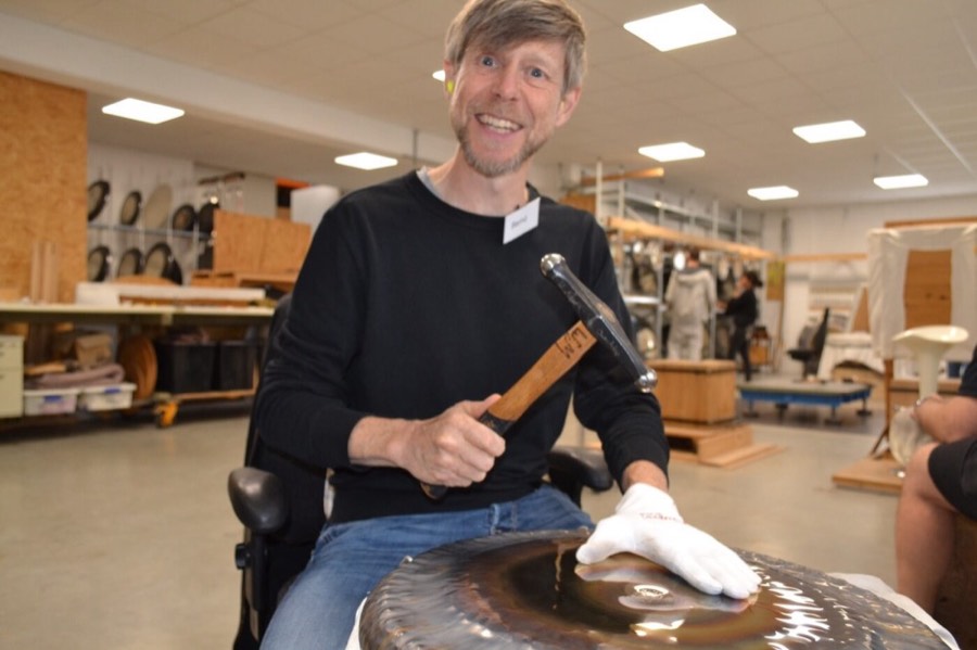 World of Gongs bei Oetken in Fockbek, Tag 2 Gong Sessions